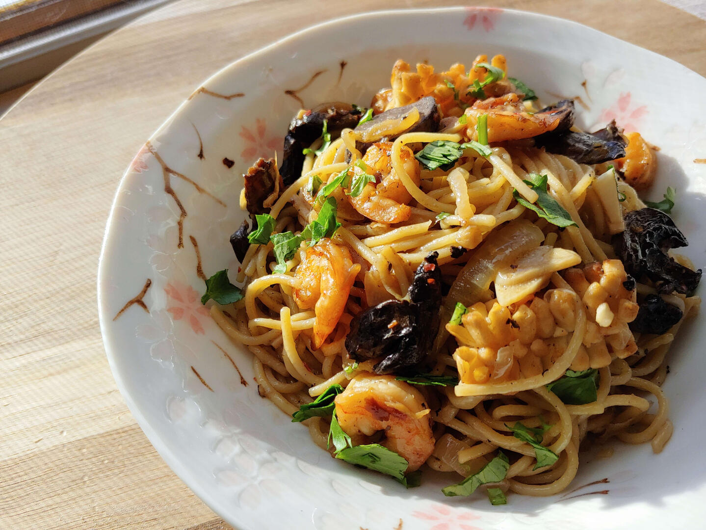 Seafood pasta