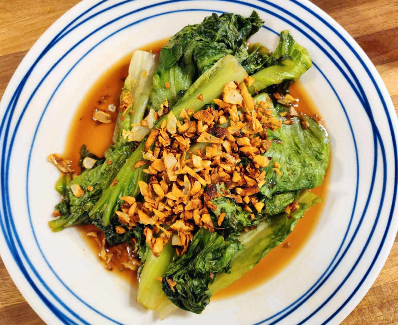 Sauteéd lettuce